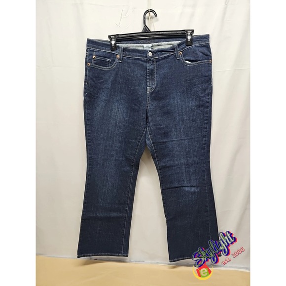 Jordache Denim - Jordache Women's Blue Vintage Classic Bootcut Denim Jeans Size 18s 40X30.5